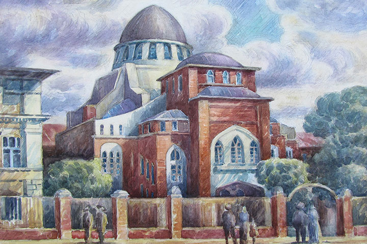 Watercolor by Yan Obodyanik 